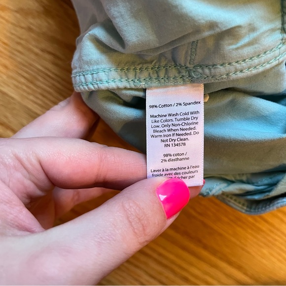 Vineyard Vines mint green chino shorts size 0 - Picture 5 of 6